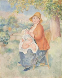 Maternity or Woman Nursing Her Child (Madame Renoir and Her Son)