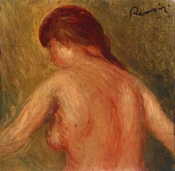Nude Female Torso, from the Back