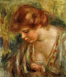 Profile of Andree with Head Bowed