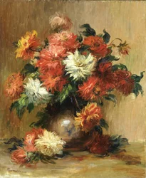 Still Life with Dahlias, c. 1886-1890