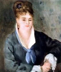 Woman in black, 1876
