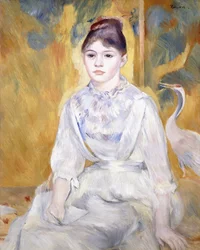 Young Girl with a Swan