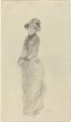 Young Woman Standing, c. 1880