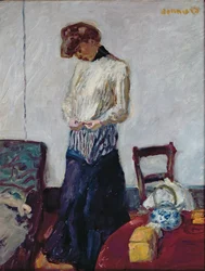 A Woman Undressing