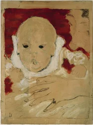 Andrée Bonnard and Her Son Jean Terrasse