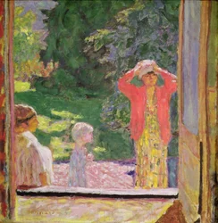 In Front of the Window, 1918