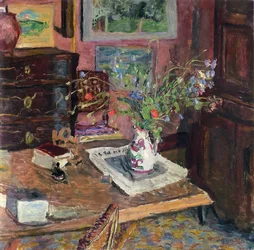 Interior with flowers, c.1910