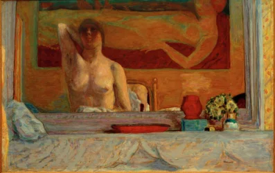 The Fireplace (Woman at Her Toilet)