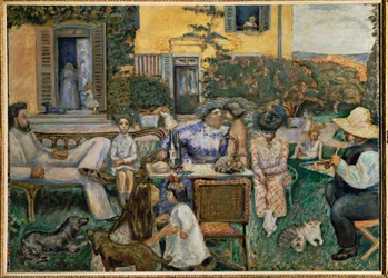 The Terasse Family, a Bourgeois Afternoon
