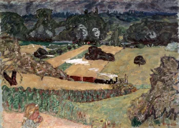 Landscape with Freight Train