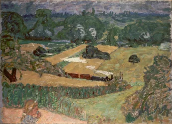 Landscape with Freight Train