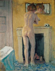 Nude Before the Fireplace