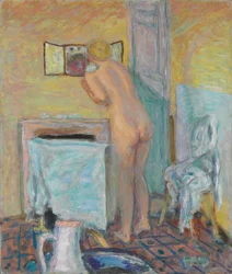 Nude Before the Mirror or Bather