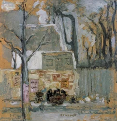Street Corner in Paris. c1905