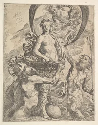 Jupiter, Pluto, and Neptune Offering their Riches to Fortune, 1624