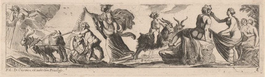 Satyr Driving a Pair of Goats