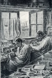 Parisian workers making toys
