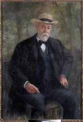 Portrait of Henri Brisson in his garden in Montmorency