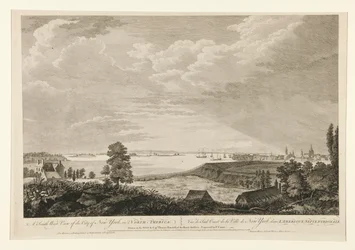A South West View of the City of New York