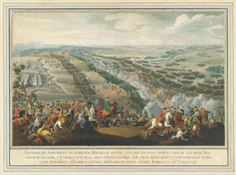The Battle of Poltava on 27 June 1709, after 1724