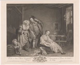 Young Woman Next to a Basket of Broken Eggs
