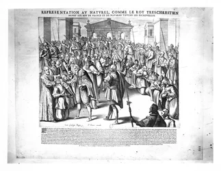 Henri IV (1553-1610) Curing the Sufferers of Scrofula