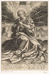 Seven Sorrows of Mary, Mary Pierced by Seven Swords