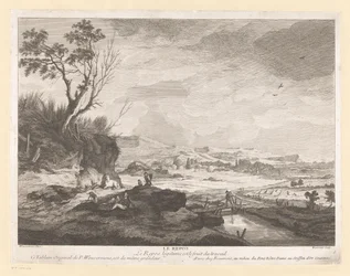Landscape with Resting Figures