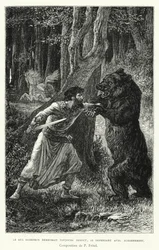 Duke Godefroy Always Stood, Defending Himself Fiercely