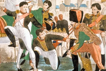 Napoleon I Wounded in Ratisbonne (1809)