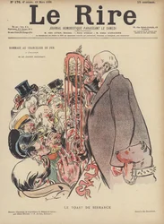 The Toast of Bismarck, Illustration for Le Rire