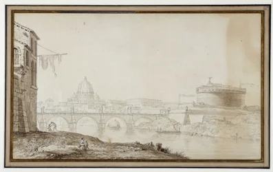 View of the Chateau Saint Angelo (Sant