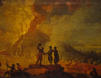 Eruption of Vesuvius (detail)