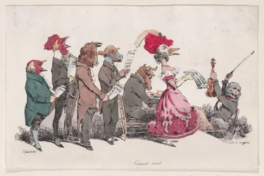 Vocal Concert from Metamorphoses of the Day, 1829