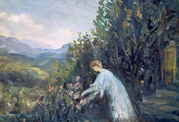Lady in the Garden