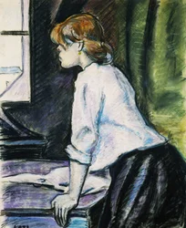 Girl at a Window