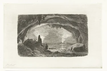 Man with Rowboat in the Caves of Han