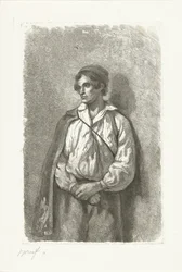 Portrait of an Unknown Young Man with Cap and Cape