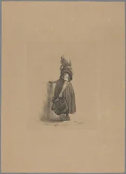 Standing Girl with Poultry Basket