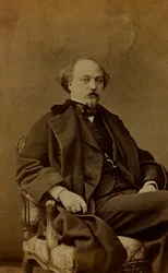 Portrait of Jean Pierre Alexandre Antigna, French painter; carte de visite