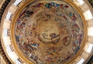 Cupola of the Church of Val-de-Grâce, painted by Pierre Mignard (1612-1695)