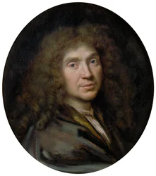 Portrait of the author Molière 1622-1673, ca 1658