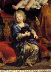 The Family of Louis of France, son of Louis XIV, known as the Grand Dauphin, in 1687