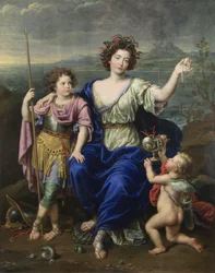 The Marquise de Seignelay and Two of Her Sons