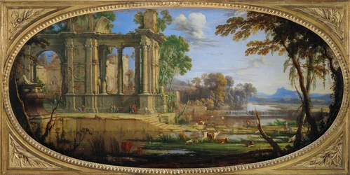 Landscape with Antique Ruins