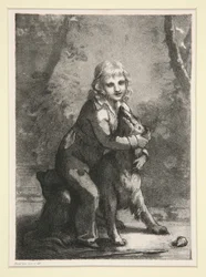Untitled (Boy with Dog)