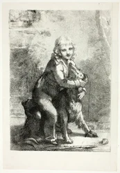 Child with Dog