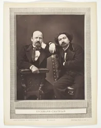 Émile Erckmann (French writer, 1822-1899) and Alexandre Chatrian (French writer, 1826-1890)