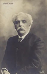 Gabriel Faure, French composer, organist, pianist and teacher (1845-1924)