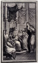 le psaltier - in “Tales et nouvelles en vers” by Jean La Fontaine. 1776. Illustration by P.P. Choffard